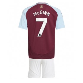 Dětské fotbalový komplet Aston Villa John McGinn #7 Domácí košile 2024-25 Krátkým Rukávem